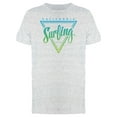 thumbnail image 1 of California Watercolor Surfing T-Shirt Men -Image by Shutterstock, Male Small, 1 of 2