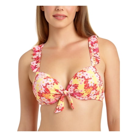 California Waves Womens Bralette Push-Up Swim Top Separates