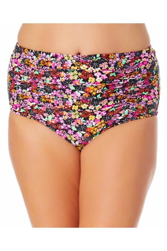 Womens Floral Lined Swim Bottom Separates
