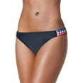 thumbnail image 1 of California Waves Womens Hipster Low-Rise Bikini Swim Bottom, 1 of 2