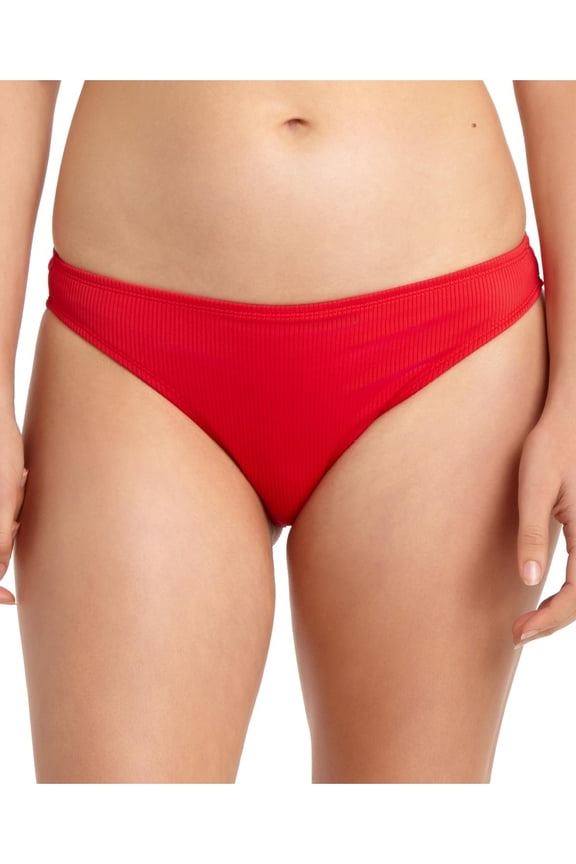 Womens Hipster Ribbed Swim Bottom Separates