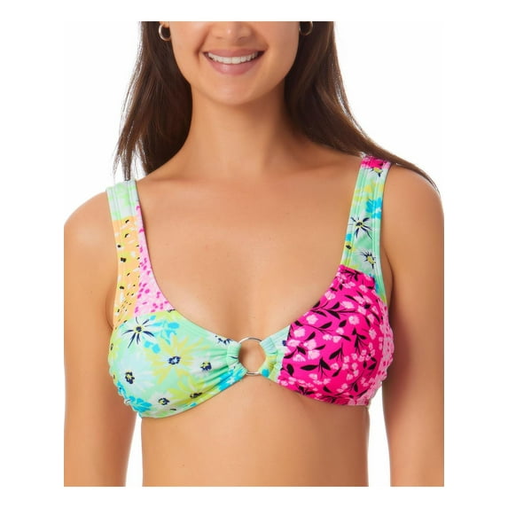 California Waves Womens Juniors Beachwear Summer Bikini Swim top