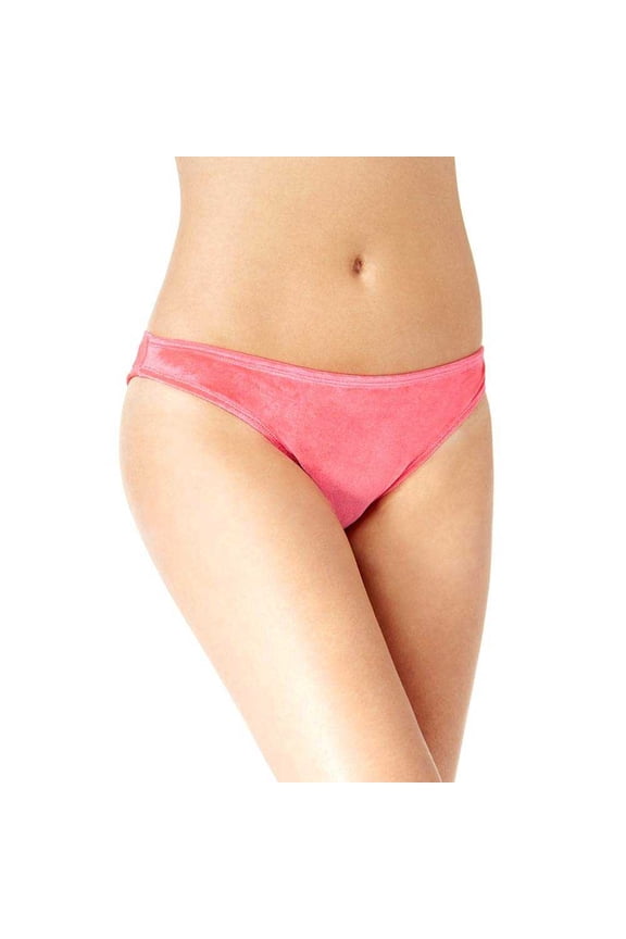 Womens Juniors Crushed Velvet Hipster Bikini Swim Bottom