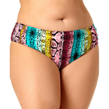 California Waves Womens Plus Size Bikini Bottoms;1X