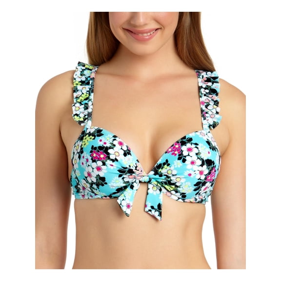 California Waves Womens Push-Up Underwire Swim Top Separates