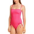 thumbnail image 1 of California Waves Womens Ribbed One Piece Swimsuit;Small, 1 of 4
