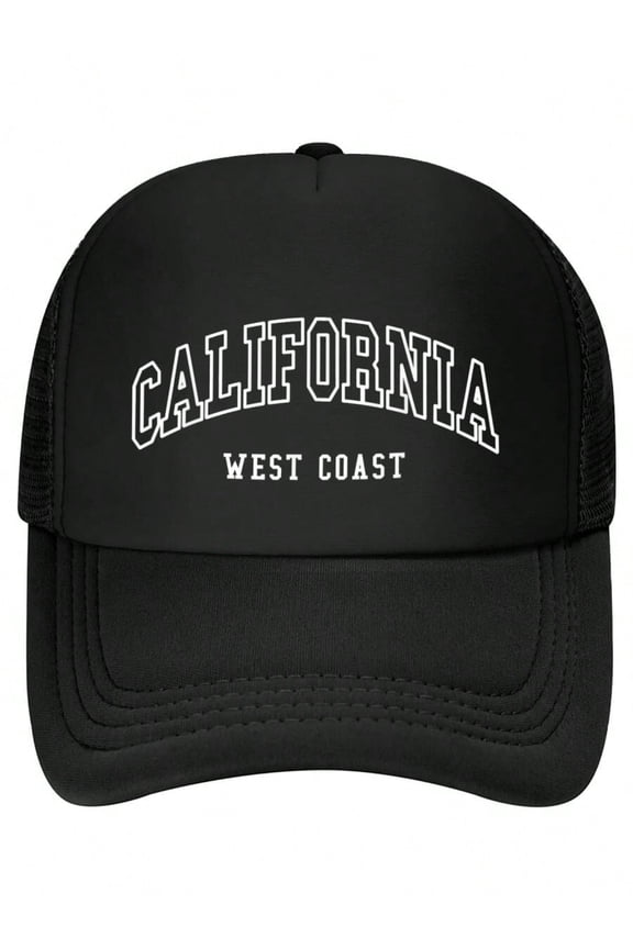 California - West Coast - Throwback Design - Classic Funny MEN WOMEN Baseball Cap
