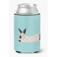 thumbnail image 1 of California White Rabbit Blue Check Can or Bottle Hugger - Blue, 1 of 1