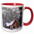 thumbnail image 1 of 3drose, California, Yosemite Valley Chapel, Winter - Us05 Gre0004 - Gerry Reynolds, 15oz Two-tone Red Mug, 1 of 6