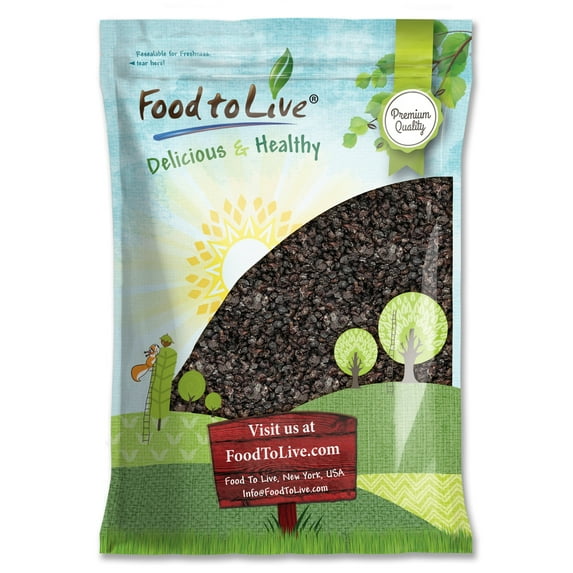 California Zante Currant Raisins, 8 Pounds — Kosher, Vegan, Raw — by Food to Live