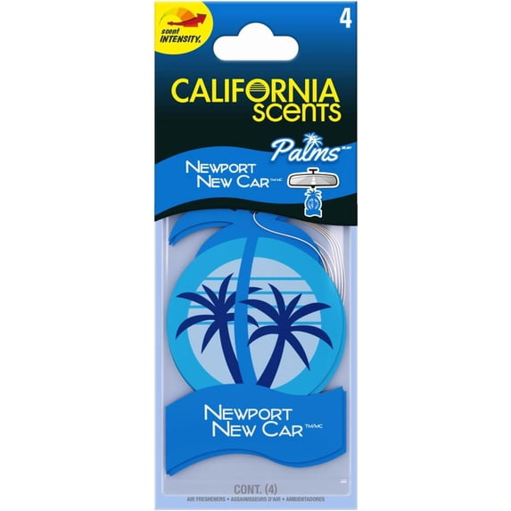 California fragrance palm paper Newport new car air freshener