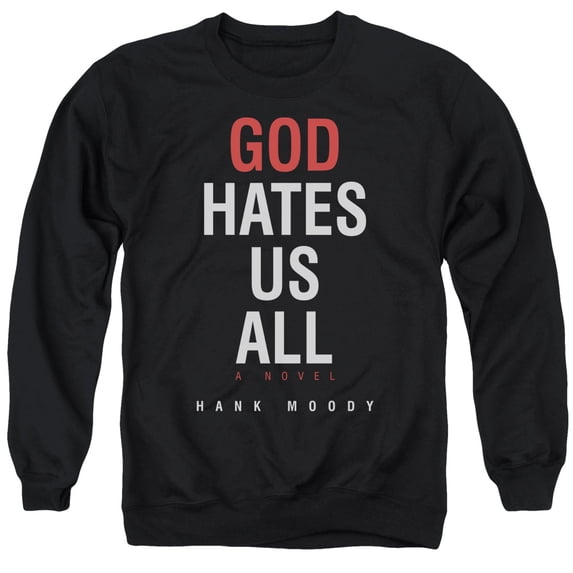 Californication Book Cover Adult Crewneck Sweatshirt Black