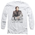 thumbnail image 1 of Californication Do As I Say Long Sleeve Adult 18/1 T-Shirt White, 1 of 2