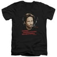 thumbnail image 1 of Californication Morning Night Adult V-Neck T-Shirt Black, 1 of 1