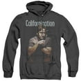 thumbnail image 1 of Californicationoking Adult Heather Hoodie Sweatshirt Black, 1 of 1