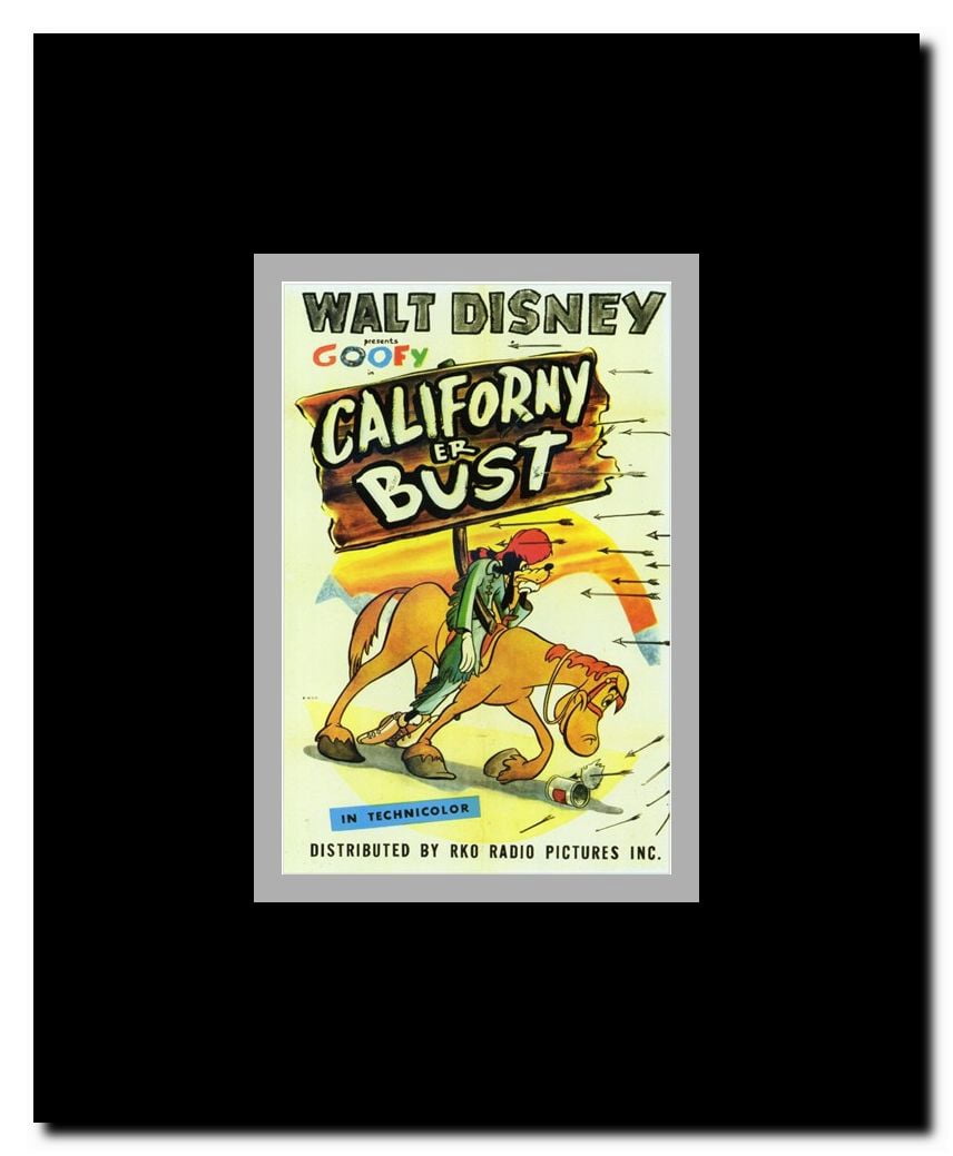 Californy 'Er Bust Framed Movie Poster