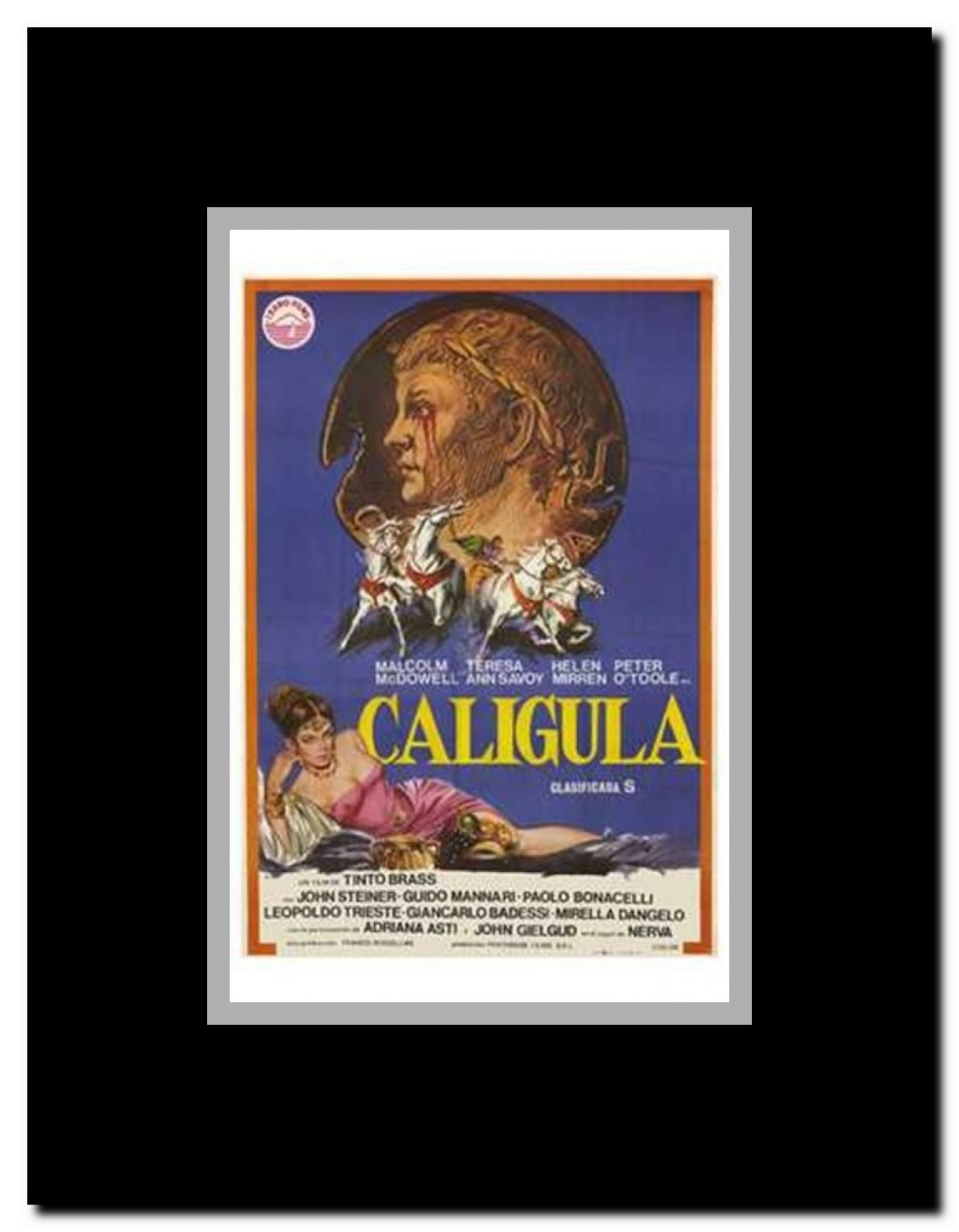 Caligula Framed Movie Poster