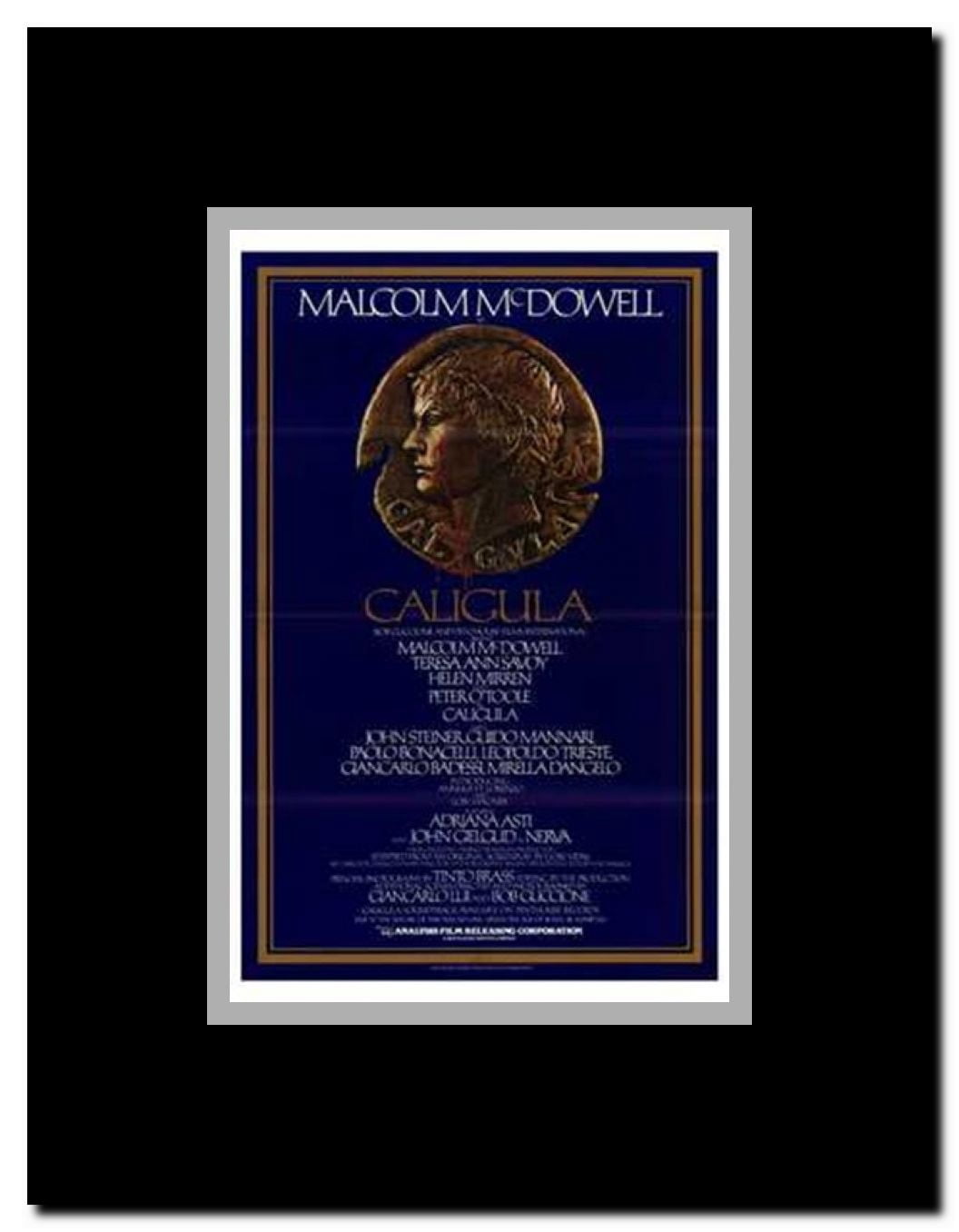 Caligula Framed Movie Poster