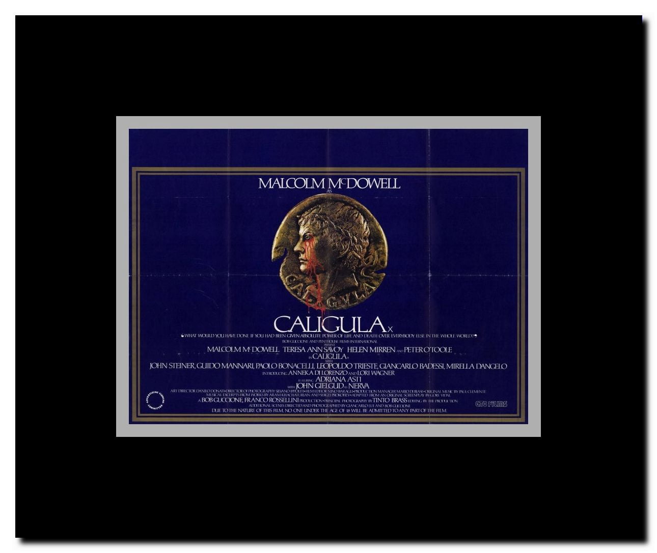 Caligula Framed Movie Poster