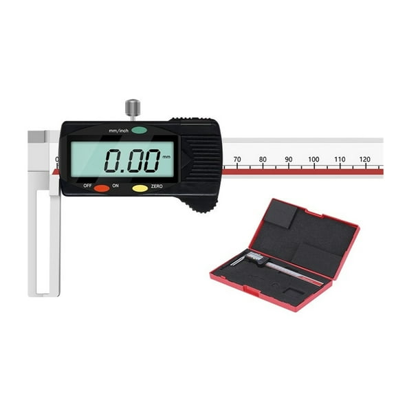 Caliper 8-150mm Inside Groove Dial Vernier Caliper Accuracy 0.01mm Long Claws Shockproof Gauge Measure Tool ,Easy to Operate