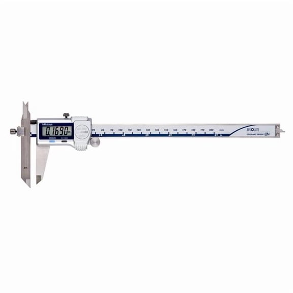Caliper Digi 8" Coolantproof Offset W/Thumb Rol