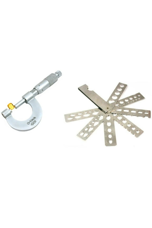 Caliper Gauge Measuring 1", Gem Stone Carat Fan Gauge Jewelers Gemologist Tool