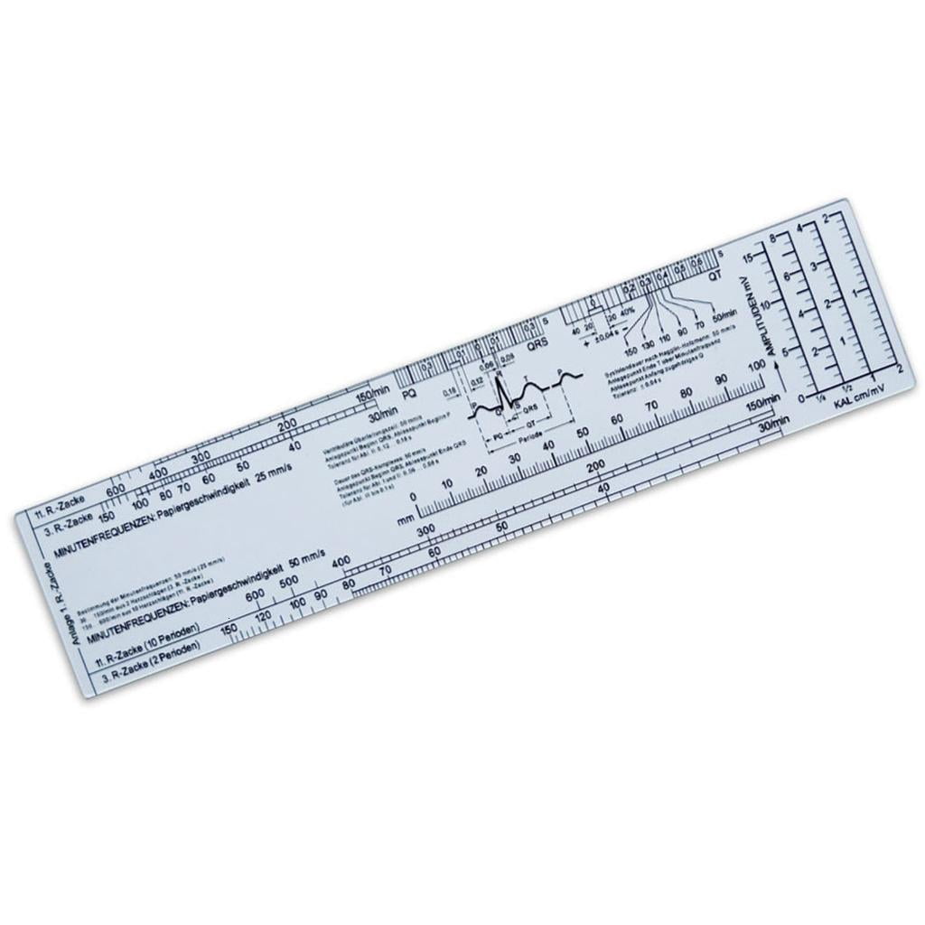 Caliper for Interpretation, Electrocardiogram Ruler Measuring Ruler ...