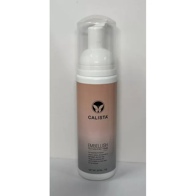 Calista Embellish Hair Texturizing Foam Volume, Texture, Bounce 7 oz NEW