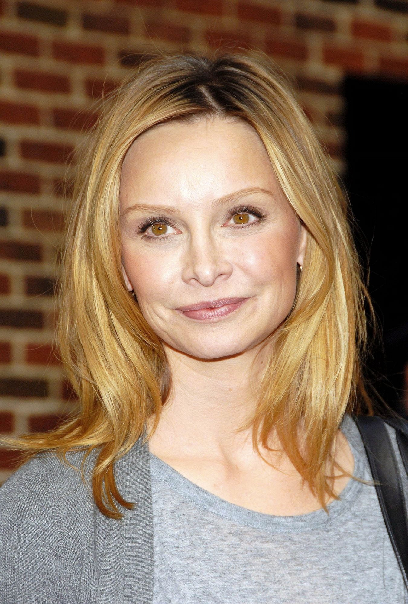 Calista Flockhart At Talk Show Appearance Appearance For The Late Show With David Letterman Canvas Art - (16 x 20)