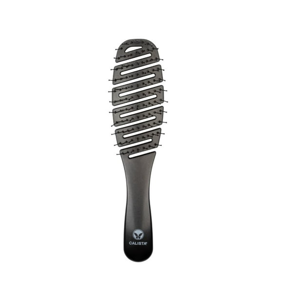 Calista Smoothie Brush, Flex Brush for Dry or Wet Hair, For All Hair Types - Black