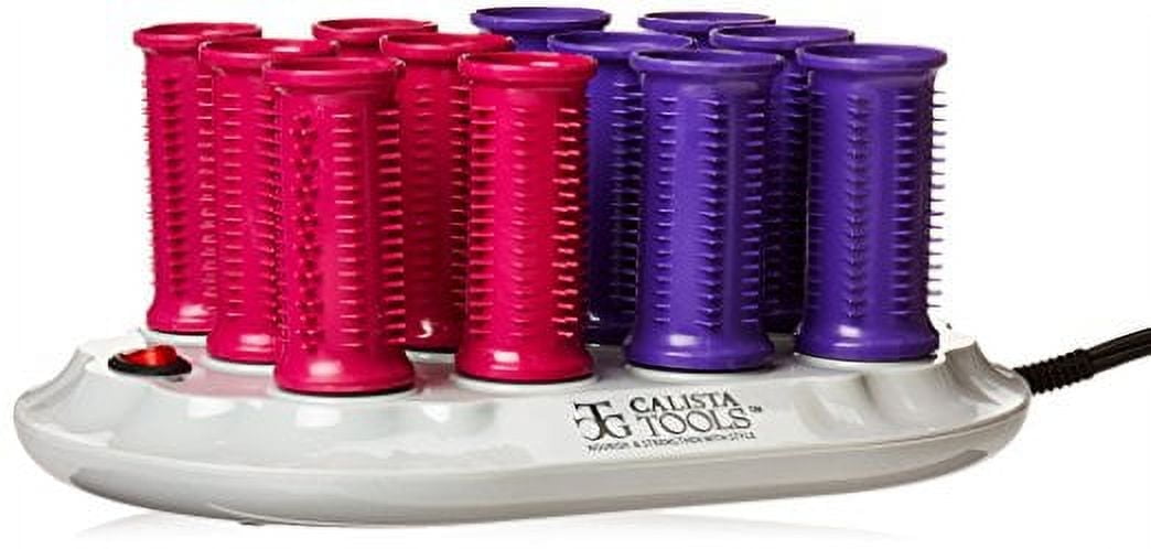 Calista Tools Ion Hot Hair Rollers Short Style Set 12 Base