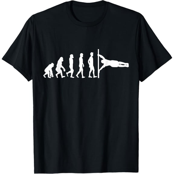 Calisthenics Evolution Human Flag T-Shirt