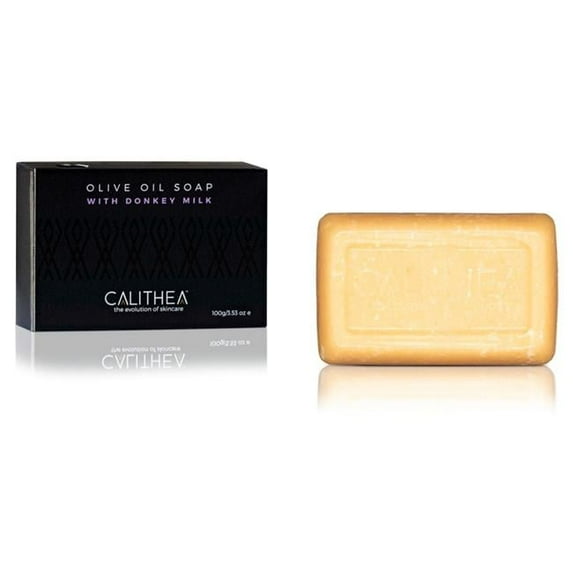 Calithea Skincare CS-SOAP-DNKMLK Olive Oil Soap w/Donkey Milk: 100% Natural Content - 100g