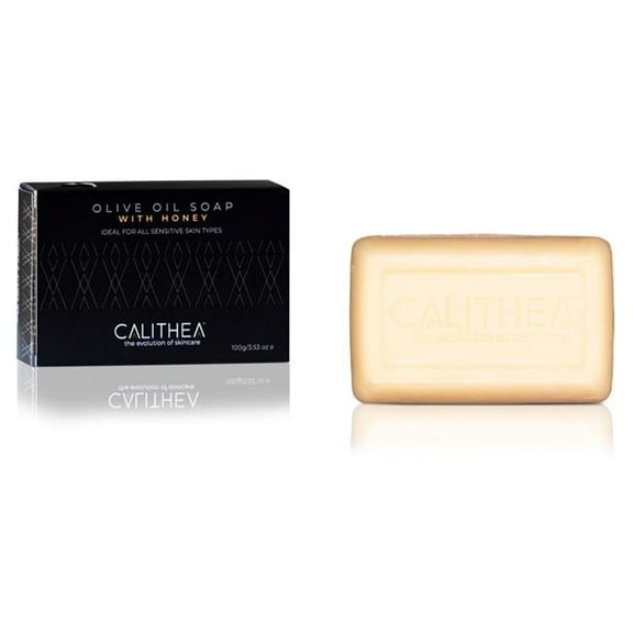 Calithea Skincare CS-SOAP-HNY Olive Oil Soap with Honey: 100% Natural Content - 100g