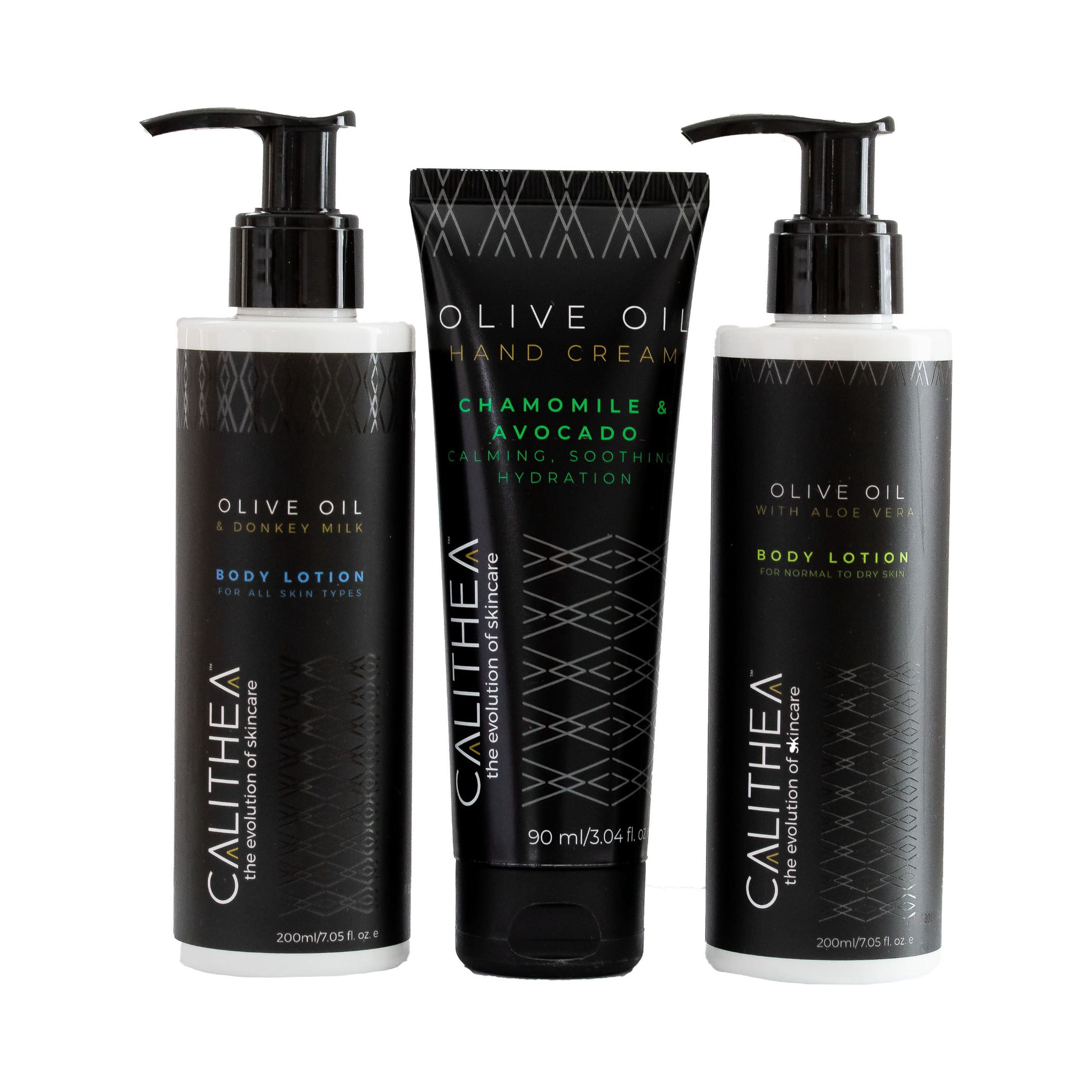 Calithea Skincare Endless Hydration Bundle Olive Oil Donkey Milk Body