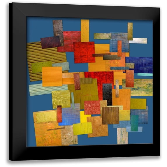 Calkins, Michelle 12x12 Black Modern Framed Museum Art Print Titled - Scrambled eggs IV