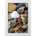 thumbnail image 1 of Calkins, Michelle 23x32 White Modern Wood Framed Museum Art Print Titled - Petoskey Stones IV, 1 of 4