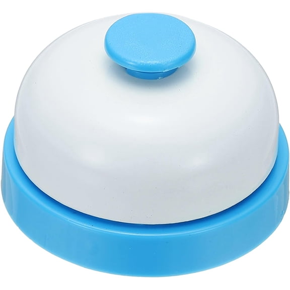 Call Bell, 2.83 inch Small Desk Service Ring Bell Buzzers for Front Desk Reception Counter Dinner Bar Hotel Classroom Game, Deep Yellow, 1 Pack