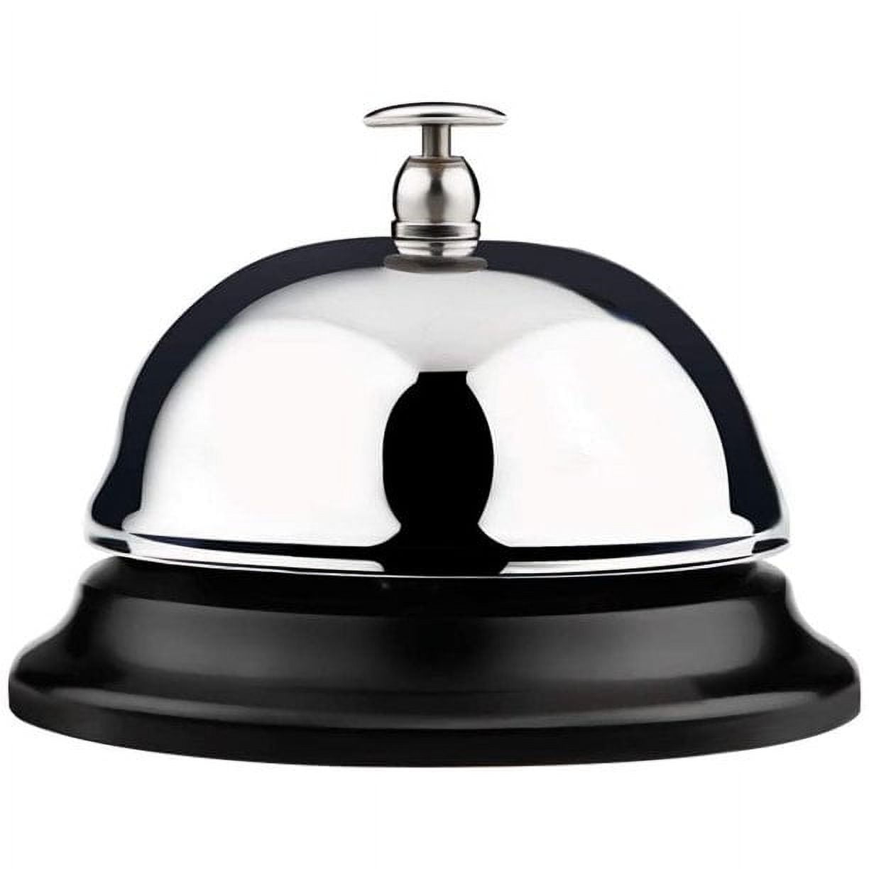 Call Bell Desk Bell Reception Bell Silver Black 2.2