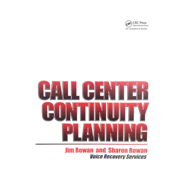 Call Center Continuity Planning, (Paperback)