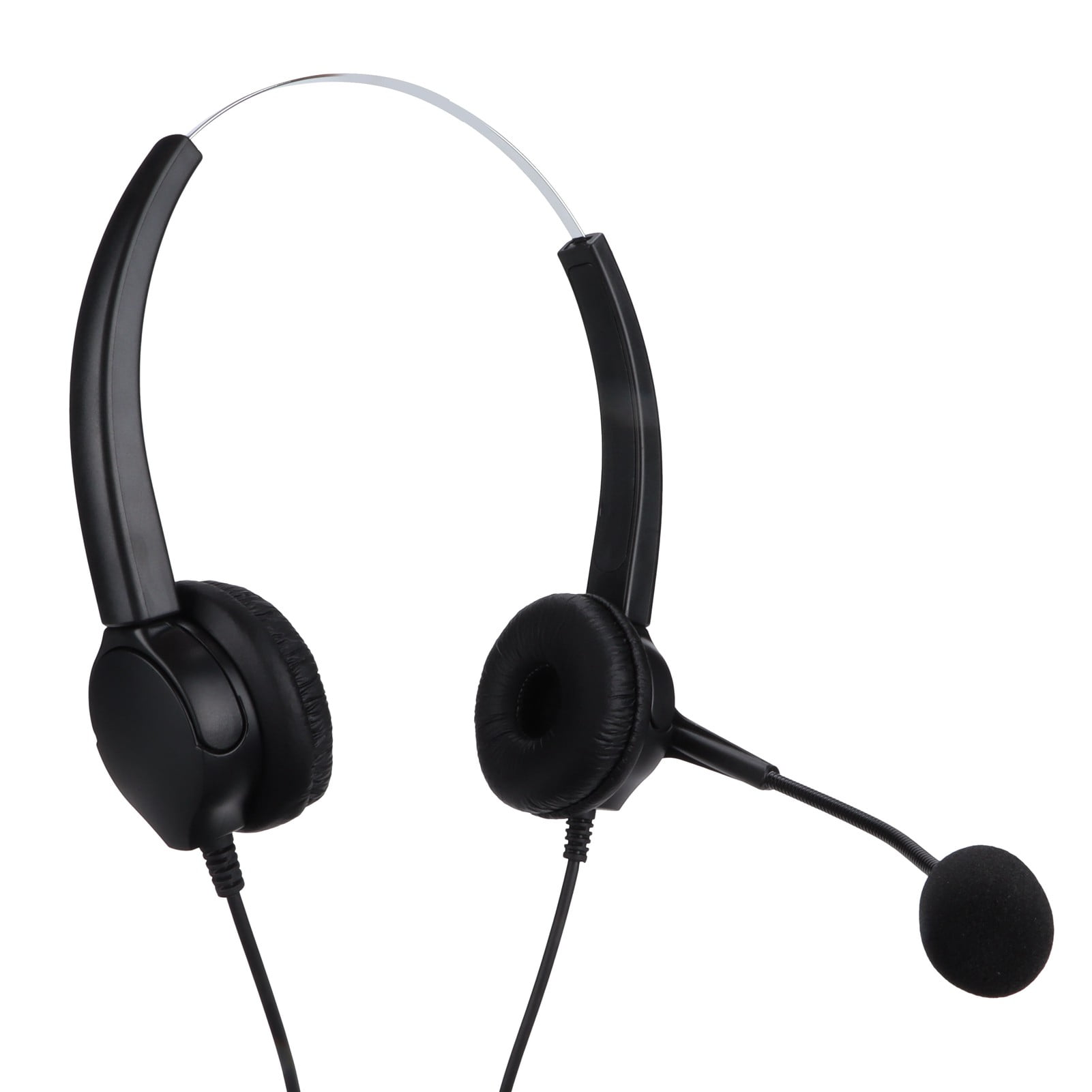 Call Center Headset, Compatible Wired Headphone For Landline