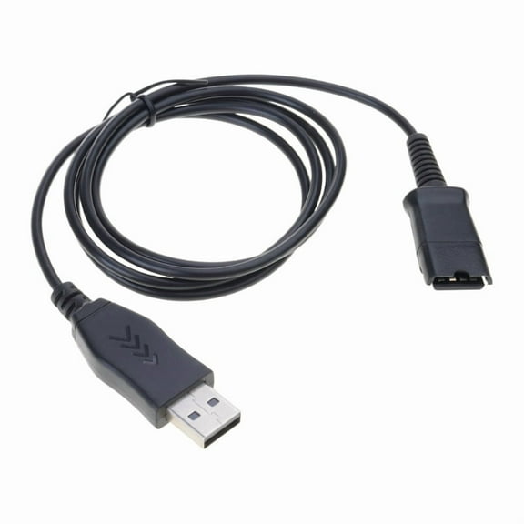 Call Center Quick Disconnect QD Cable to USB Adapter for Plantronics Quick Disconnect (QD) for PC Laptop Softphones