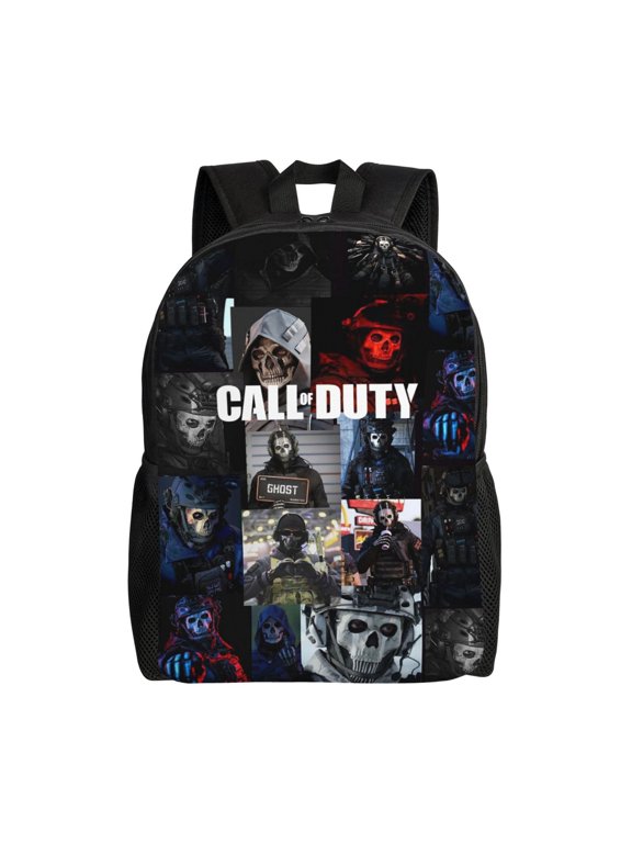 Call Cod Du-ty-Black Ops Lightweight Backpack Daypack Backpacks Adjustable Shoulder Laptop Bags Travel