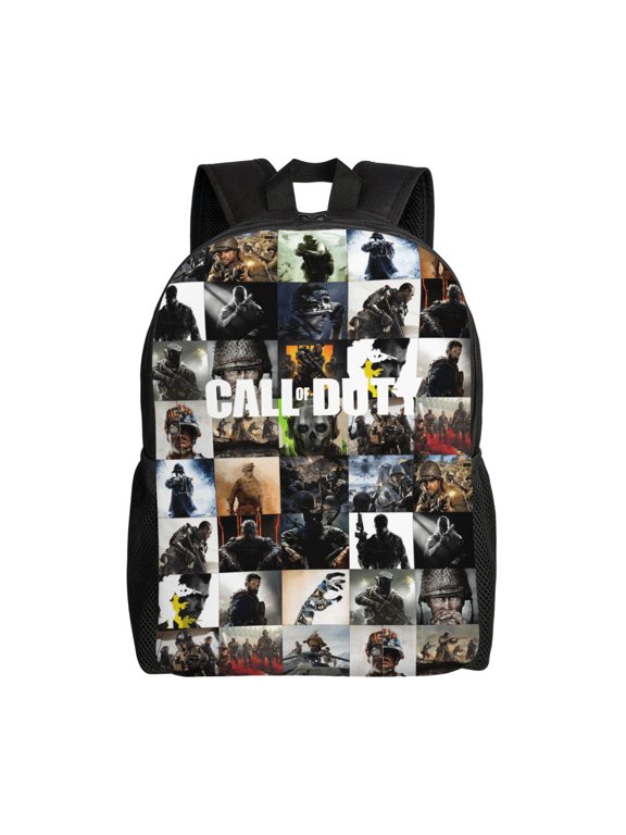 Call Cod Du-ty-Black Ops Lightweight Backpack Daypack Backpacks Adjustable Shoulder Laptop Bags Travel