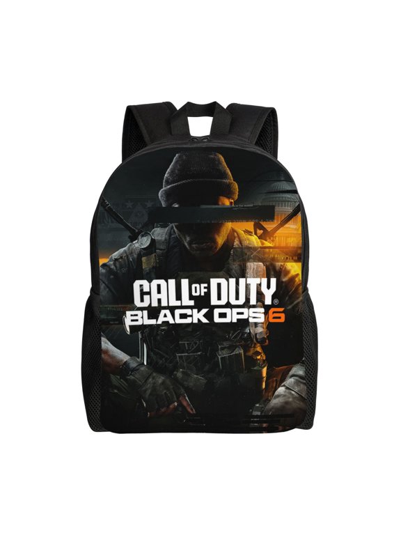 Call Cod Du-ty-Black Ops Lightweight Backpack Daypack Backpacks Adjustable Shoulder Laptop Bags Travel