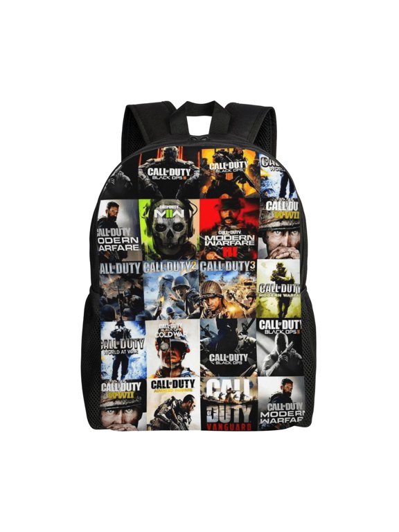 Call Cod Du-ty-Black Ops Lightweight Backpack Daypack Backpacks Adjustable Shoulder Laptop Bags Travel