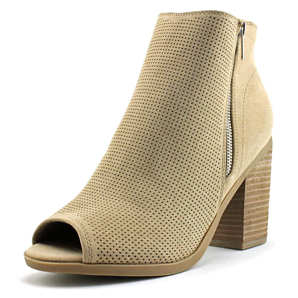 Spring open toe booties sale