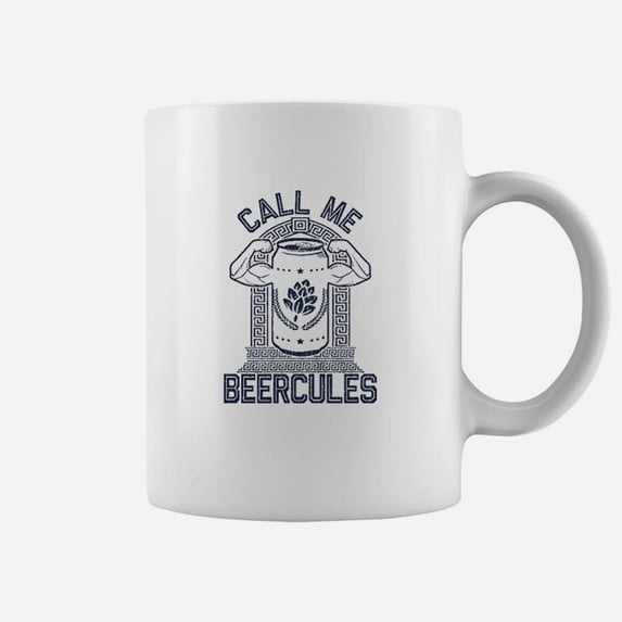 Call Me Beercules Funny Drinking Beer Coffee Mug - Walmart.com