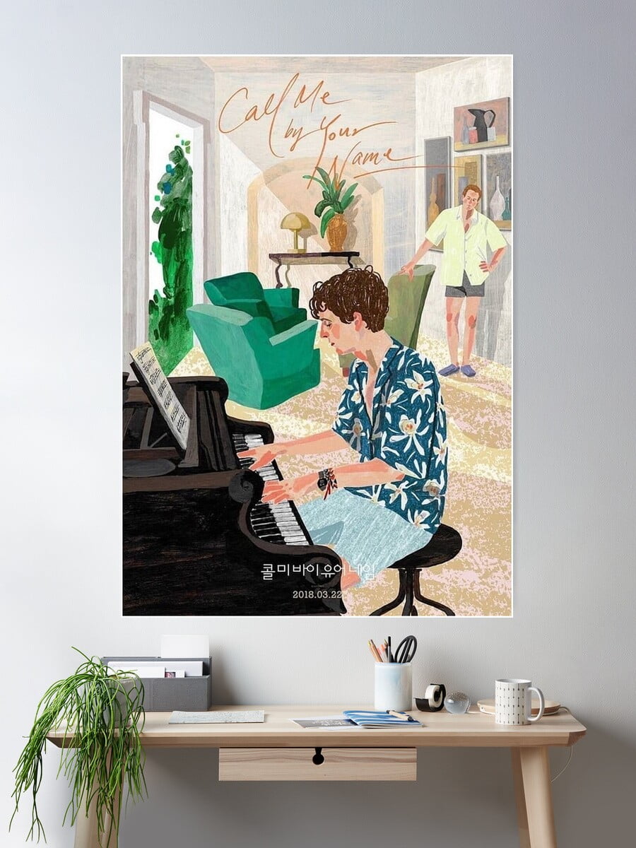 NUSLNG Call Me by Your Name Poster Decorative Canvas Poster Wall Art