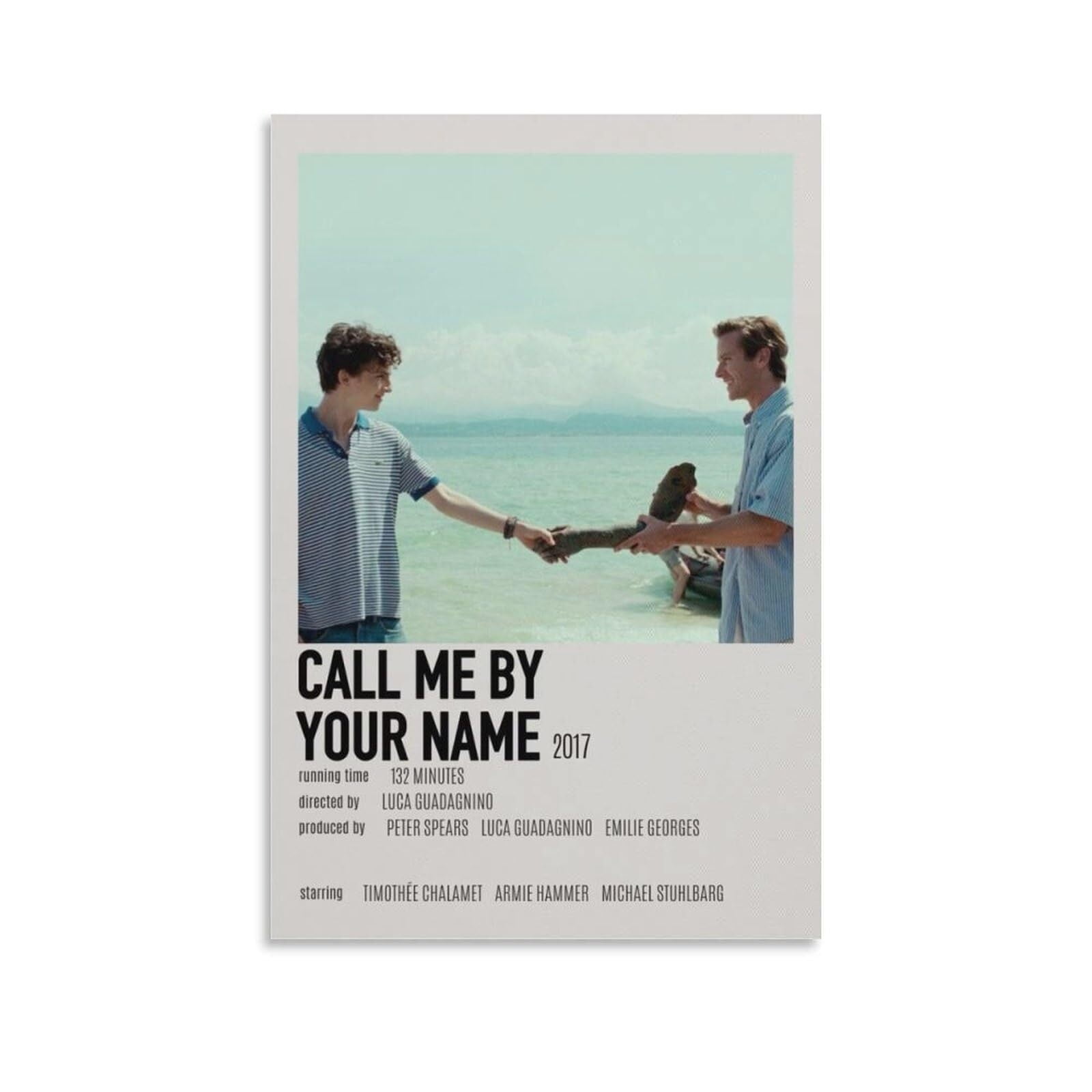 Call Me By Your Name Movie Poster Wall Art Picture Painting Poster ...